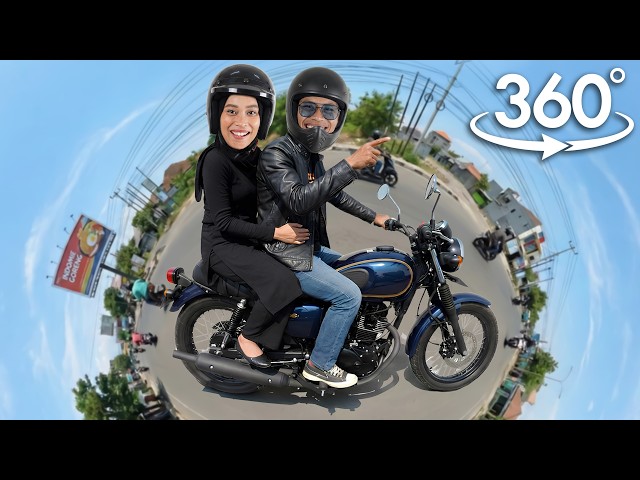 MAMI NGIDAM NAIK MOTOR KELILING BALI PAKAI KAMERA 360!!