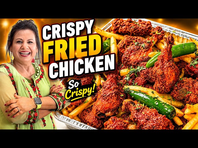 Secret Crispy Masala Fried Chicken That Stays Crunchy Recipe in Urdu Hindi - RKK