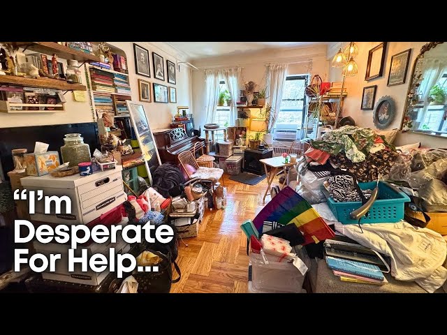 MAXED Out NYC Apartment Needs HELP! 😵 NEW YORK CITY APARTMENT DECLUTTER ep. 01
