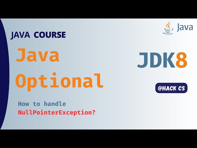 Java 8 Optional Class | ofNullable | Episode 1 | Java Tutorial Series