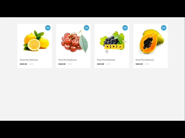 Responsive Ecommerce Product Grid Design Using HTML, CSS & Bootstrap