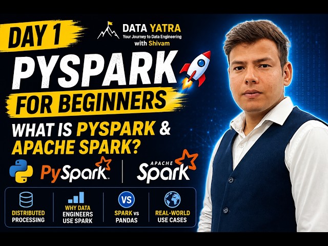 PySpark for Beginners 🚀 | What is PySpark & Apache Spark? | Day 1