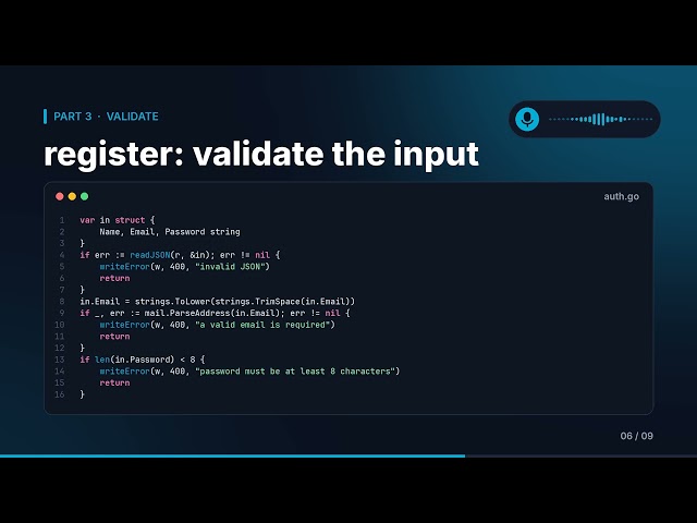 Build a Helpdesk API with Go — Part 3: Registering Users Safely