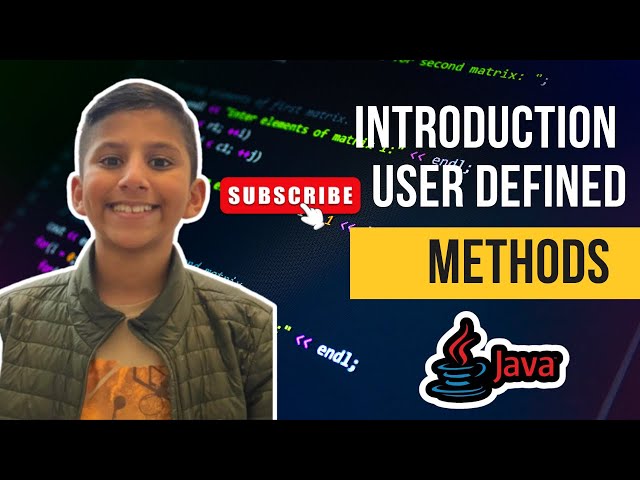 Introduction to Java Methods in 5 minutes | Part 1 | Java by Umair