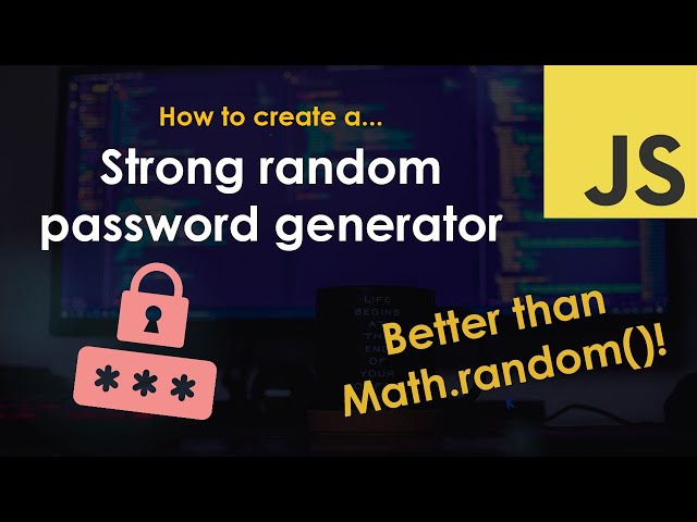 Create a random password generator in JavaScript