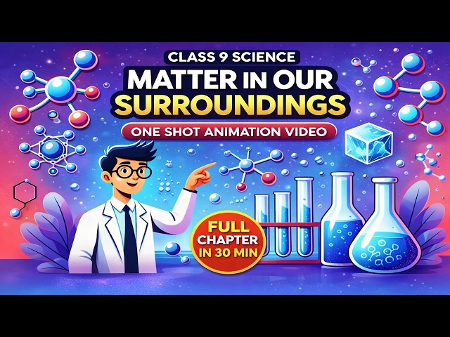 CBSE Class 9 || Chemistry || Matter in our surroundings || Animation || in English