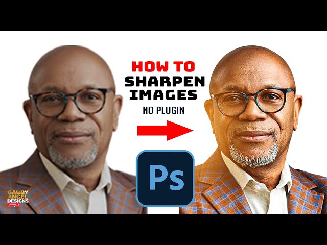 Quick and Simple method to Sharpen Images for flyer design in  Photoshop  (No Plugin Needed)