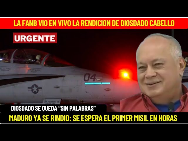 LA FANB ESTÁ VIENDO EN VIVO QUE EL REGIMEN DE MADURO SE HA RENDIDO
