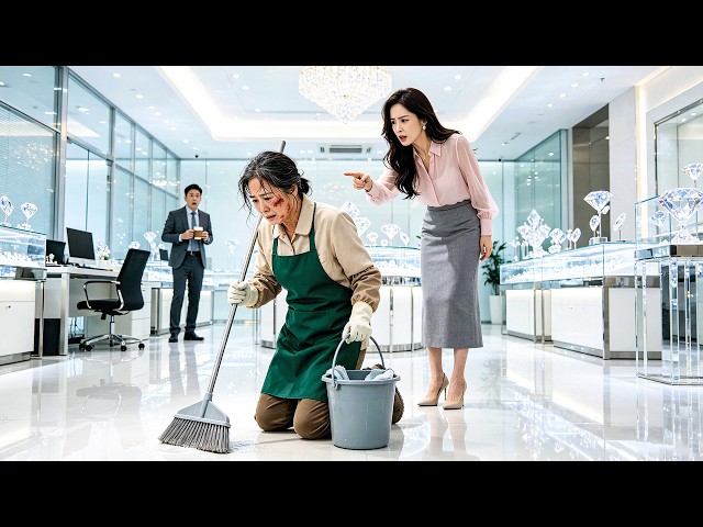 董事长扮作清洁工试探儿媳，替她救下掉落的珠宝去被骂身份低贱、打的遍体鳞伤，公布真实身份让她付出血的代价!