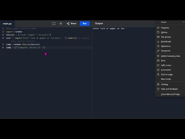 Rock Paper Scissors Game in Python | Beginner Python Project | Learn Coding with Fun