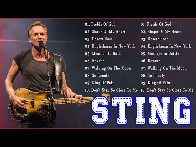 Best Songs Of Sting Collection | Sting Greatest Hits Full Album 2022
