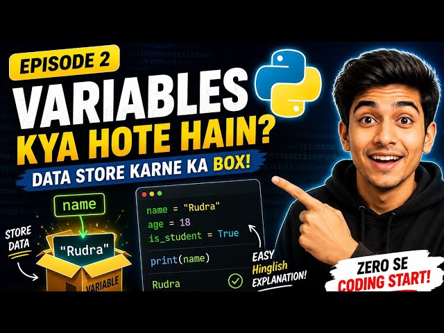 WHAT IS VARIABLE ❓ IN PYTHON 🐍 | ZERO-HERO IN PYTHON 🐍🤯 #python #pythonbegginer