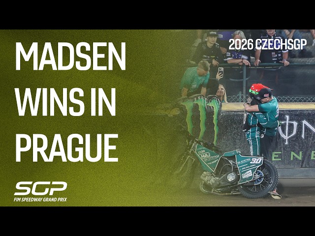 Leon Madsen WINS in Prague | 2026 CzechSGP | FIM Speedway Grand Prix