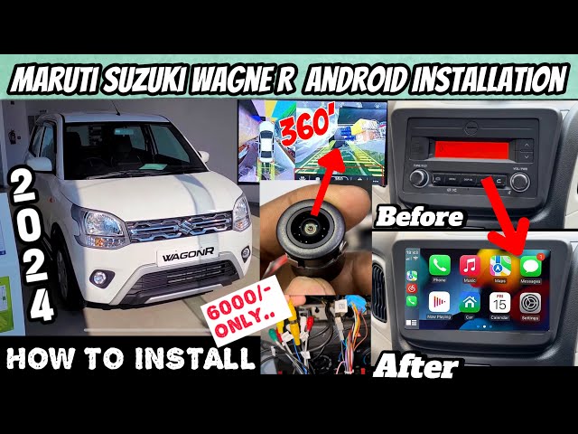 Android System installation on Maruti Suzuki wagn R 🔥 Wagn r vxi new model #wagonr