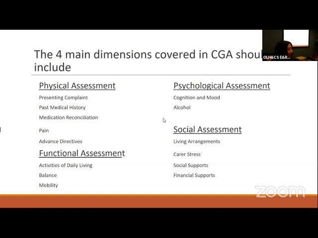 Comprehensive Geriatric Assessment