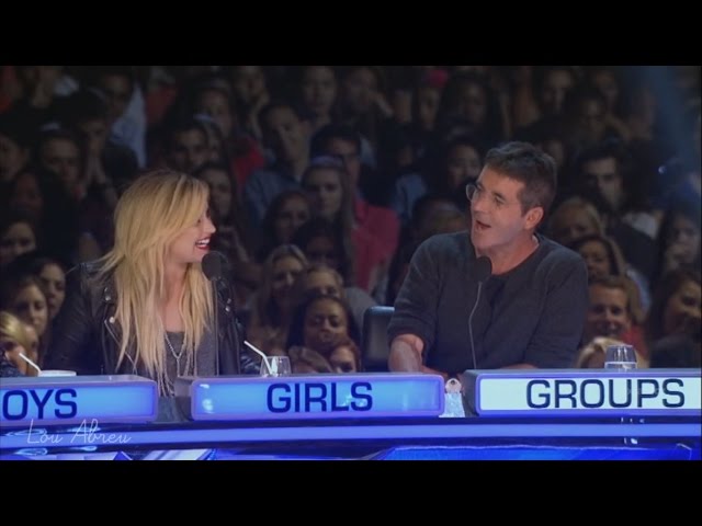 Demi Lovato and Simon Cowell - Funniest moments on The X Factor - Season 3 (6/8) LEGENDADO