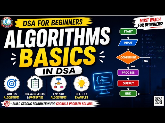 Algorithms Basics in DSA | What is an Algorithm? | Characteristics, Types & Examples