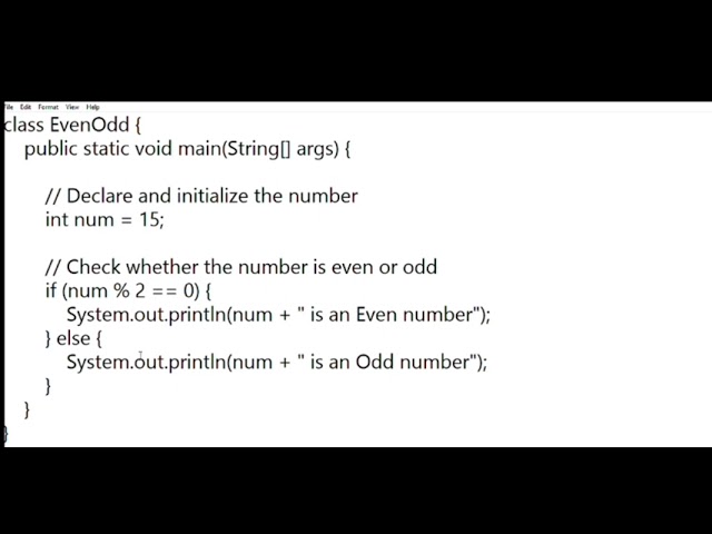 Even or Odd Number in Java | Java Shorts
