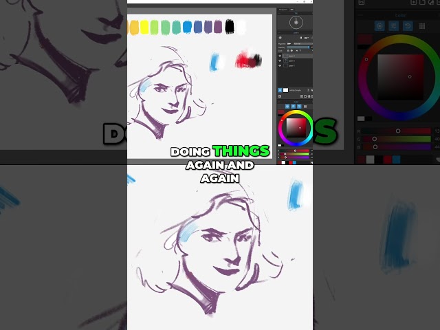 Unlock Your Creativity Using Rebelle 7 Painting Techniques #colorexploration #colortheory #painting