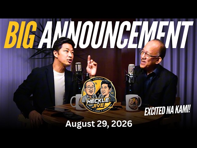 BIG ANNOUNCEMENT! AT RONALD LLAMAS HAS A MESSAGE FOR ROBIN PADILLA 😂 | Heckle & Jive Ep. 27