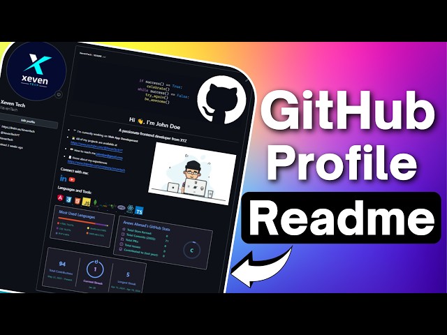 Next Level GitHub Profile README | Improve Your Github profiles