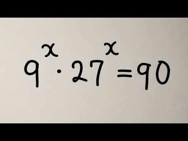 Olympiad Mathematics | Russian Can You Solve This One | Exponential Equation.