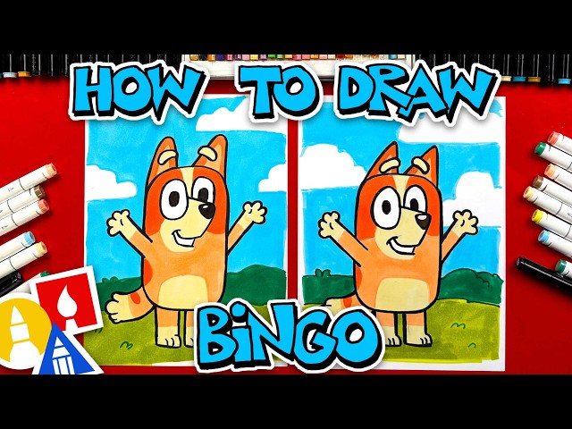 How To Draw Bingo From Bluey