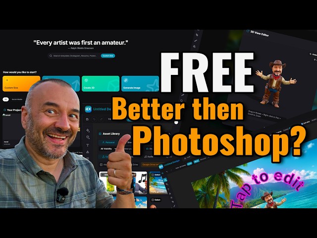 Free Photoshop Alternative with ComfyUI, AI & 3D