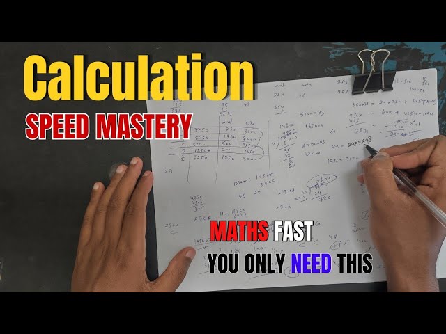 How to Calculate Fast in Maths | Speed Math Tricks for Competitive Exams