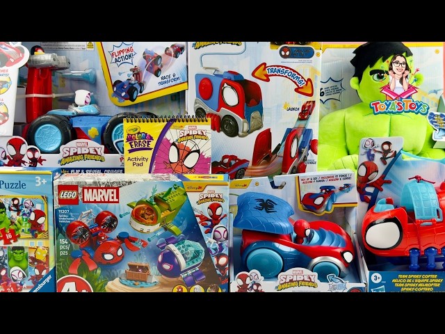 Unboxing and Review of Marvel Spidey and His Amazing Friends Toy Collection
