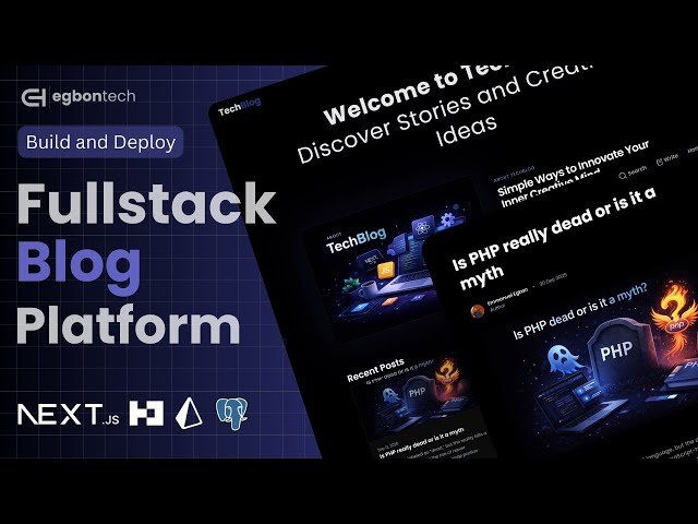 Build and Deploy a Production-Ready Fullstack Blog Platform | Next.js 16, BetterAuth