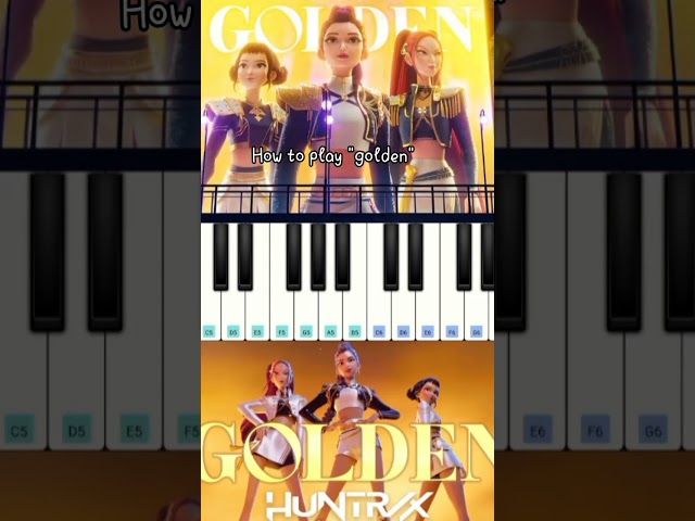 🎹 How to Play “Golden” – KPop Demon Hunters | Piano Tutorial