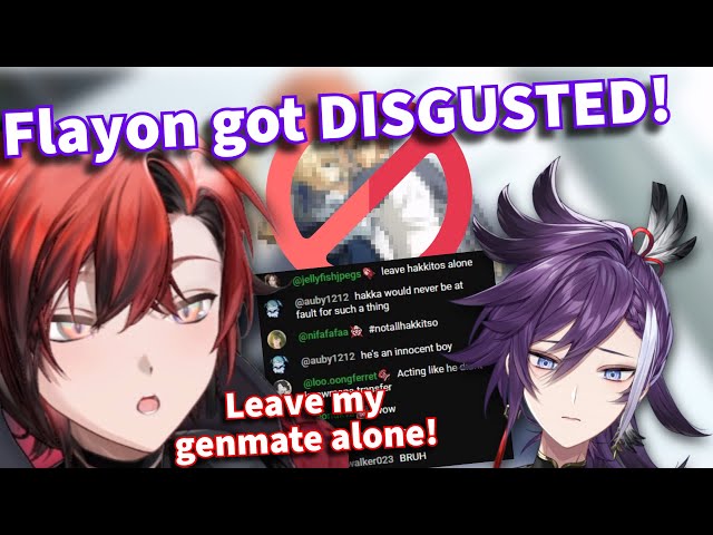 Flayon got DISGUSTED by the hakkitos trying to RUIN HAKKA’S PURITY!【Holostars EN】