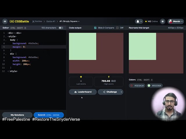 CSS Battle #1 - Live Coding Challenge