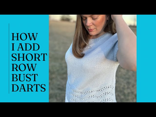 Explainer: Adding Short Row Bust Darts to My Cloudbreak Tee by Wool & Pine Designs 