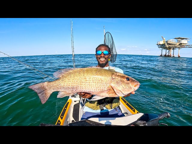 Solo Exploring & Fishing for Big Mangrove Snapper (Catch Clean Cook)