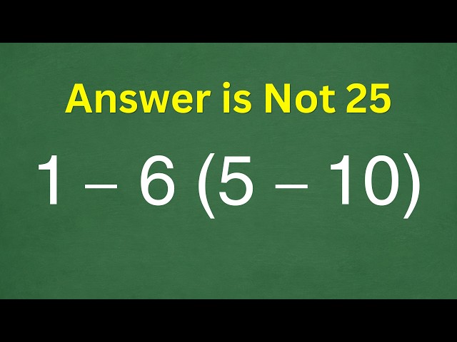 This Easy Math Problem Has Everyone Confused!