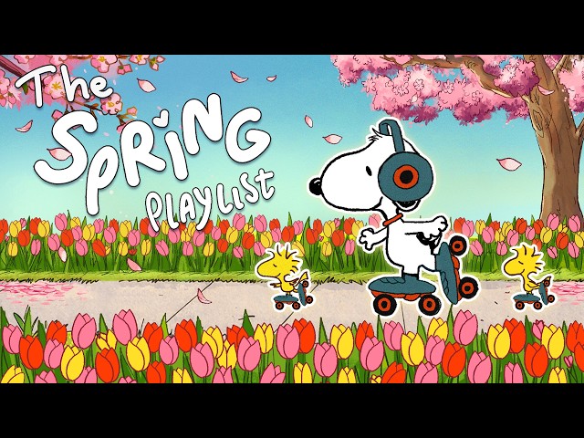 Enjoy Spring Vibes with Snoopy Jazz 🌸🎧 | Chill Playlist to Feeling the Beauty of Spring