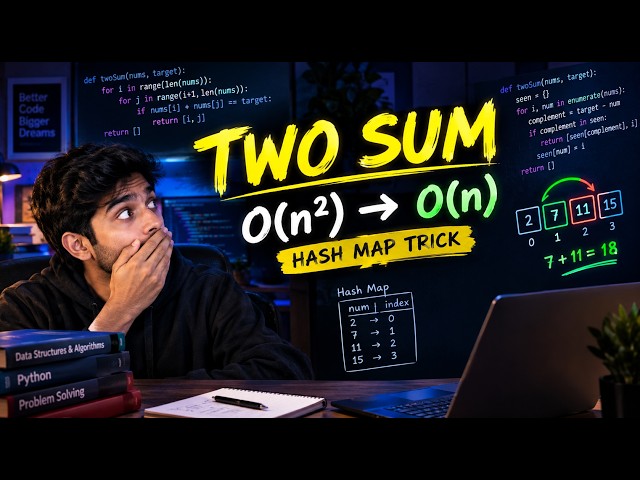LeetCode #1: Two Sum Optimal O(n) Approach | Step-by-Step Python Guide