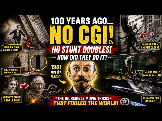 How Did They Film These Insane Movie Stunts 100 Years Ago? 😱 No CGI, No Doubles!
