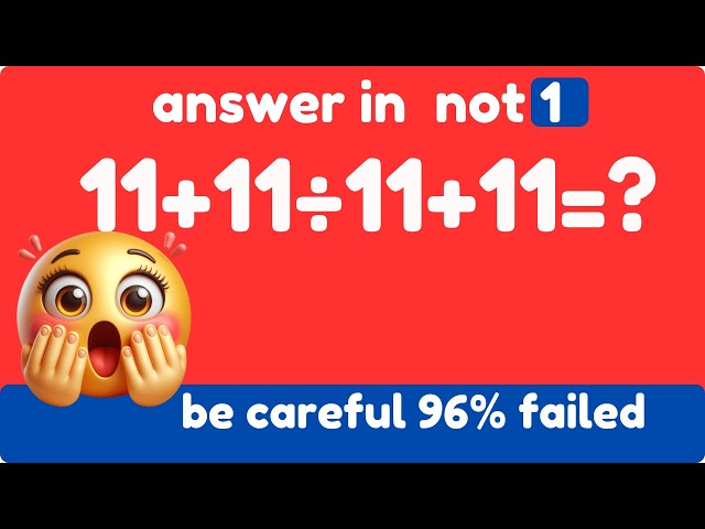 It's a smart challenge for you. Can you solve this math trap, but 96% failed to solve this.