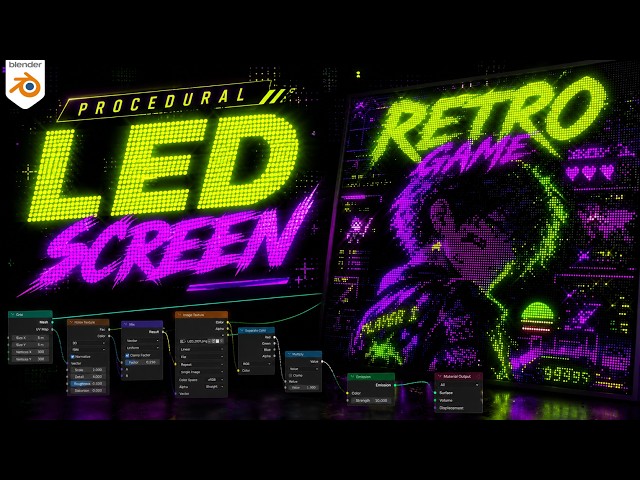 Convert ANY Image into 3D LED Pixels in Blender