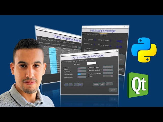 5- Python & PyQt5: Design of the GUI in QT Designer - Part1