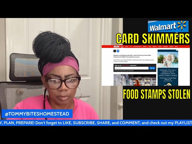 SCAMMED! WALMART SKIMMERS  FOUND 