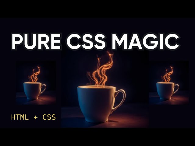 Modern Coffee Mug Animation Using Pure HTML & CSS | Creative UI Design & CSS Animations #coding
