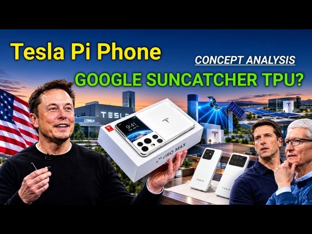 Tesla Pi Phone: NO Cell Towers? Starlink + AI Could Disrupt Apple, Samsung & US Telecom | Concept