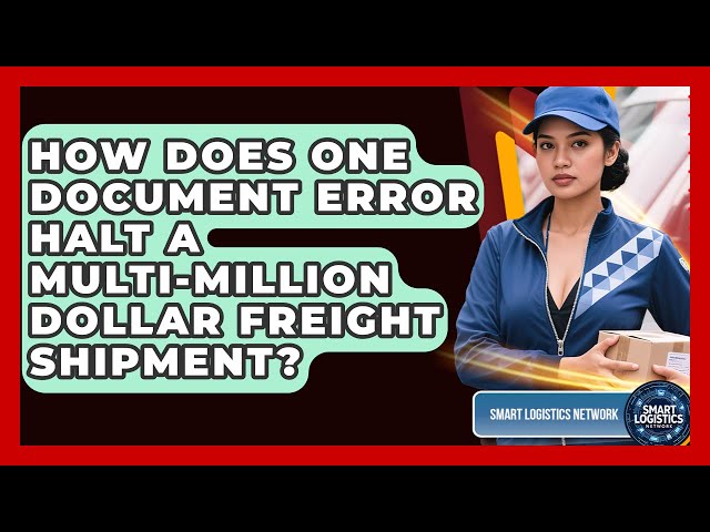 How Does One Document Error Halt A Multi-Million Dollar Freight Shipment? - Smart Logistics Network