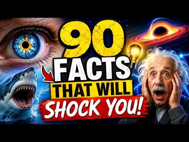 90 Facts That Will Shock You | Amazing Mind Blowing Facts
