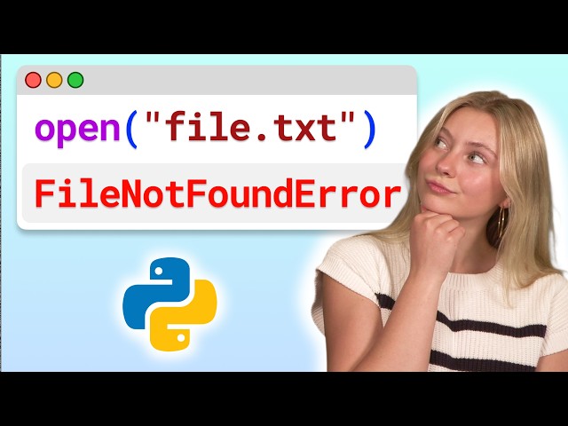 Why Python Can't Find Your File (And How to Fix It) - Visually Explained