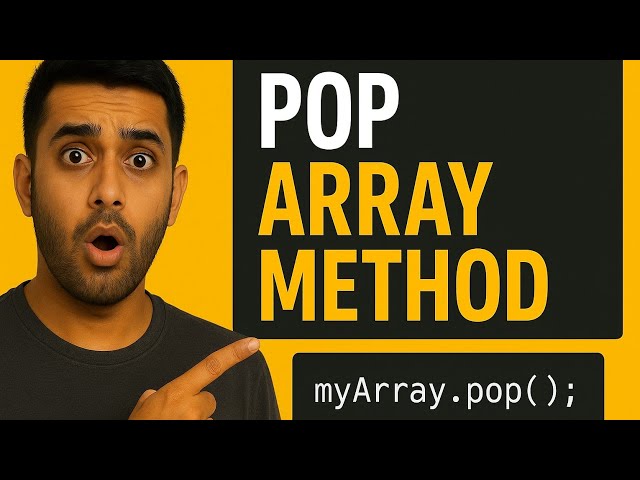 “If You Don’t Know the POP Method, You Don’t Know JS!”